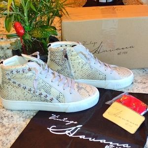 Vintage Havana Hugh Top Panic Sneaker in Wild Snake.